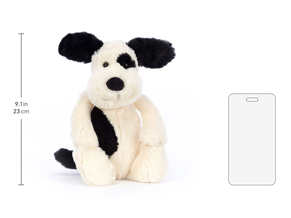Bashful Black & Cream Puppy - Image 20