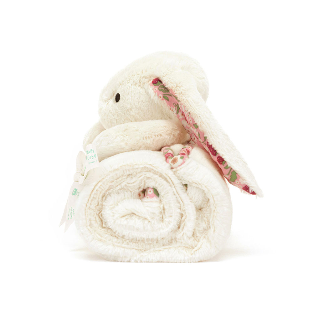 Blossom Cream Bunny 'Berry' Blankie - Image 2