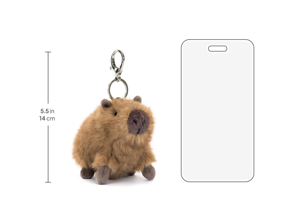 Clyde Capybara Bag Charm - Image 6