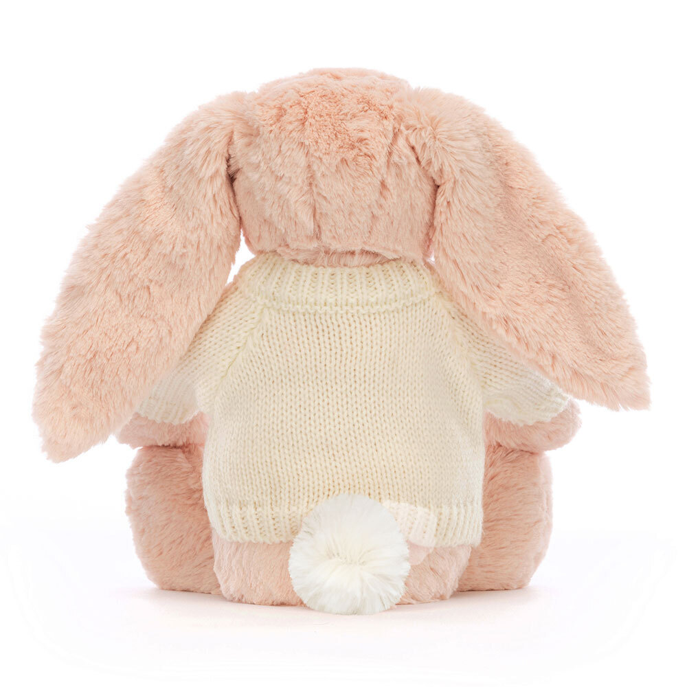 Bashful Blush Bunny with Personalized Cream Jumper - Image 5