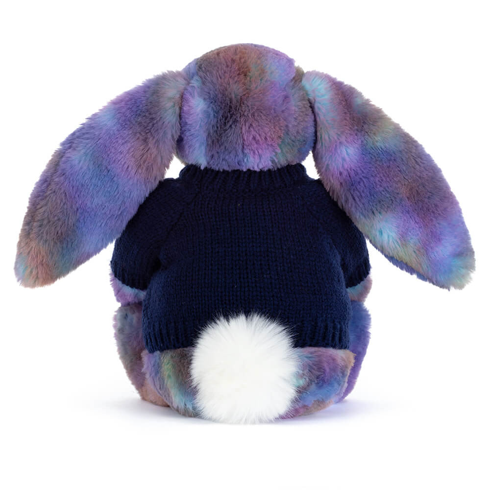 Zodihop Luxe Bunny with Personalized Navy Jumper - Image 4