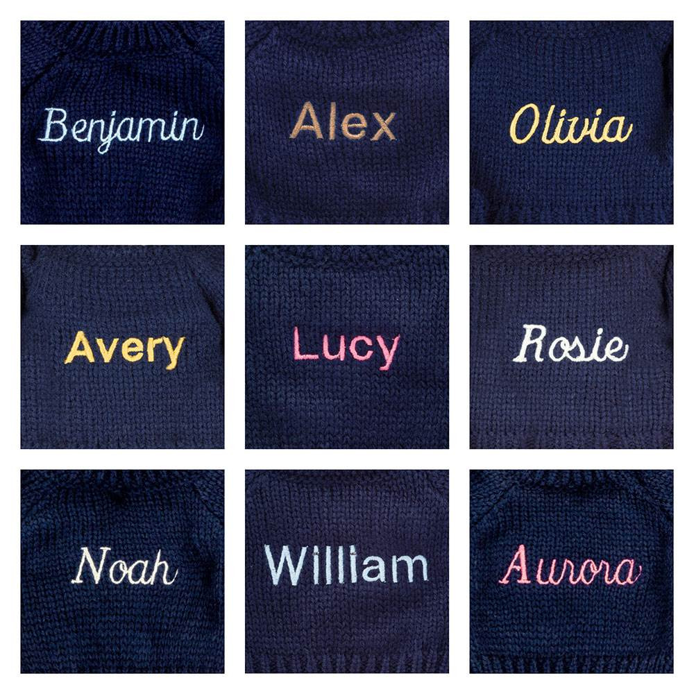 Bashful Luxe Bunny Willow with Personalized Navy Jumper - Image 2