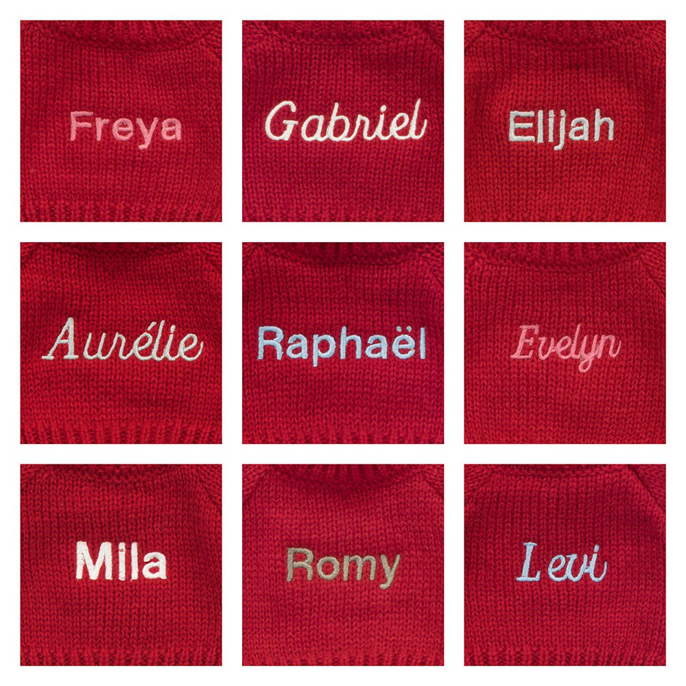 Bartholomew Bear with Personalized Red Jumper - Image 2