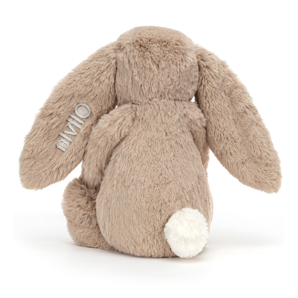 Personalized Bashful Beige Bunny Medium - Image 4