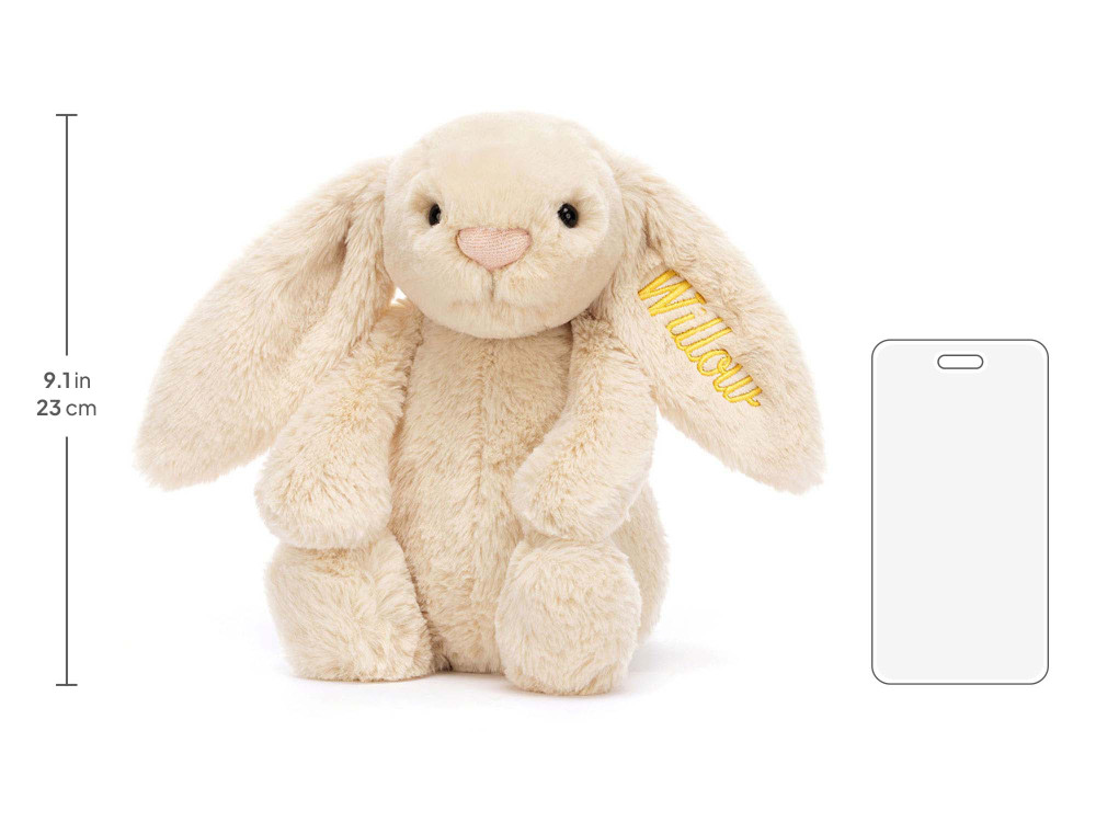 Personalized Bashful Luxe Bunny Willow Medium - Image 6