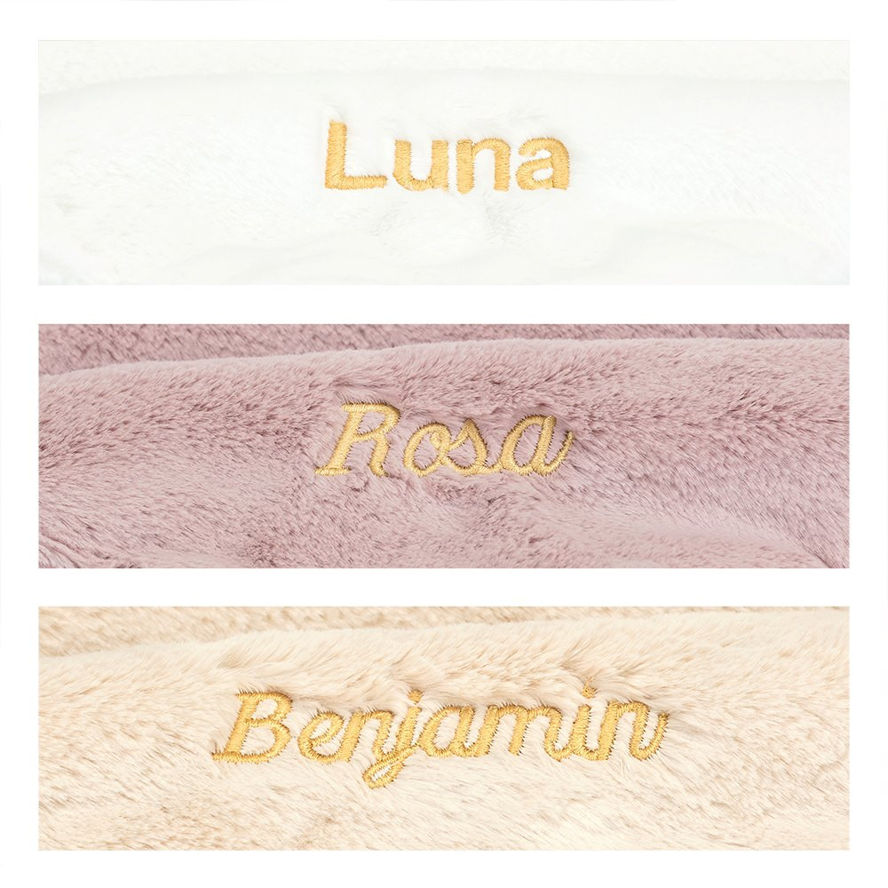 Personalized Bashful Luxe Bunny Luna Soother - Image 4