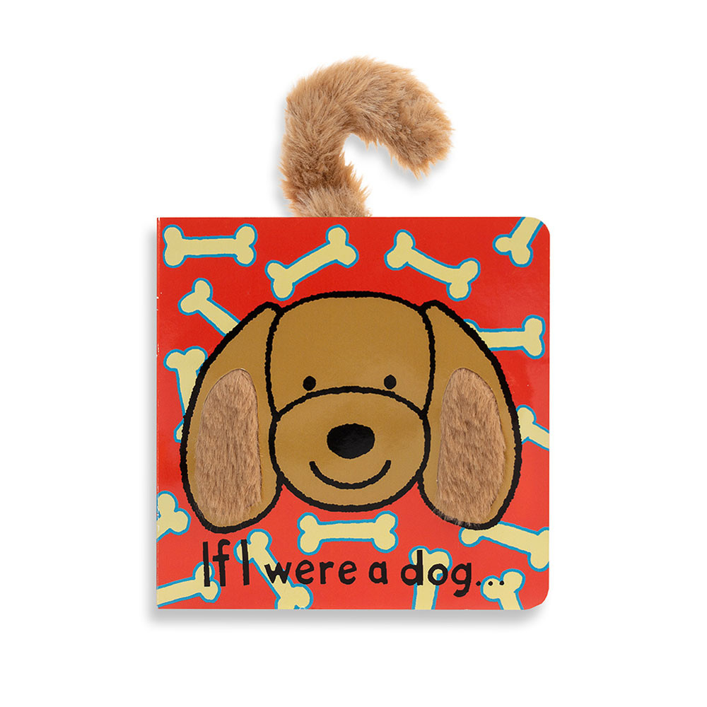 If I Were a Dog Board Book & Bashful Toffee Puppy Medium - Image 2