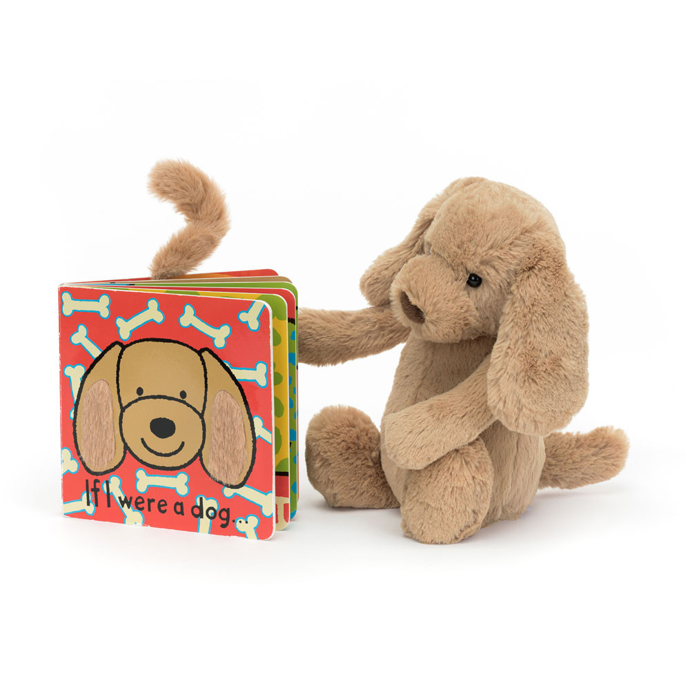 If I Were a Dog Board Book & Bashful Toffee Puppy Medium - Image 8